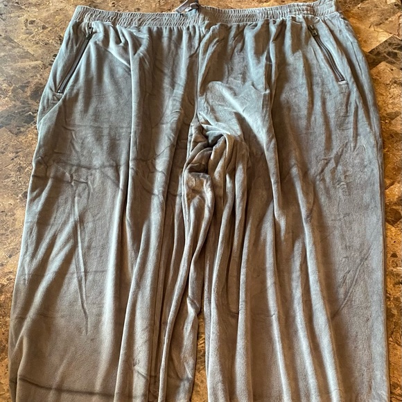 SKIMS GUNMETAL VELOUR  PANTS 4X - Picture 4 of 4